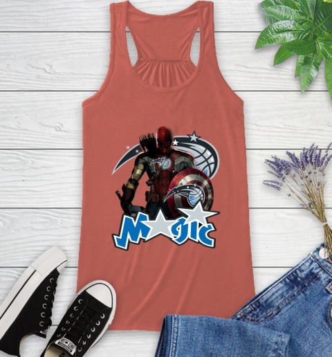 Philadelphia 76ers NBA Basketball Captain America Thor Spider Man Hawkeye Avengers Racerback Tank 4