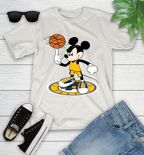 NBA Basketball Indiana Pacers Cheerful Mickey Disney Shirt Youth T-Shirt 12