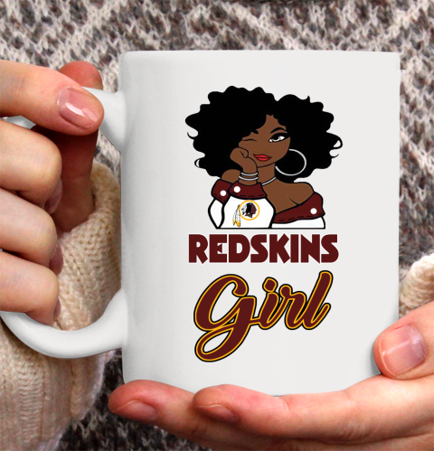 Washington Redskins Girl NFL Ceramic Mug 11oz 2