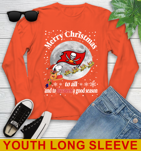 Tampa Bay Buccaneers Merry Christmas To All And To Buccaneers A Good Season NFL Football Sports Youth Long Sleeve 3