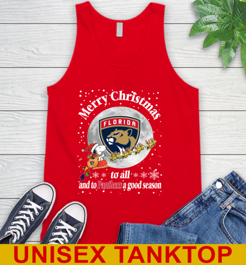 Florida Panthers Merry Christmas To All And To Panthers A Good Season NHL Hockey Sports Tank Top 5