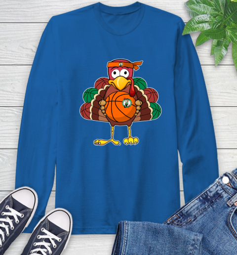 Boston Celtics Turkey thanksgiving day Long Sleeve T-Shirt 9