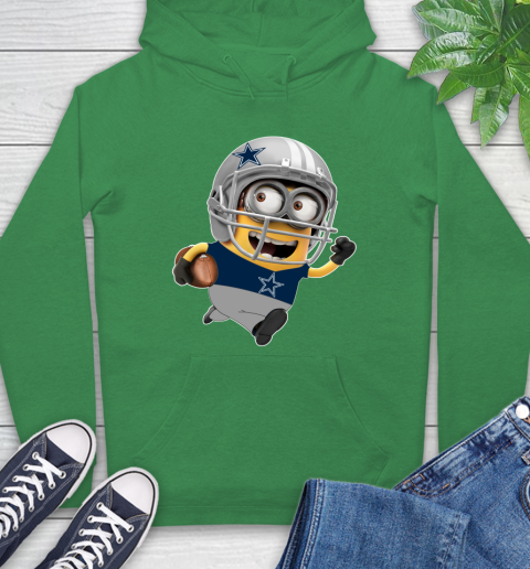 NFL Dallas Cowboys Minions Disney Football Sports Hoodie 8