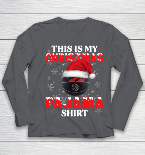 Toronto Raptors This Is My Christmas Pajama Shirt NBA Youth Long Sleeve 6