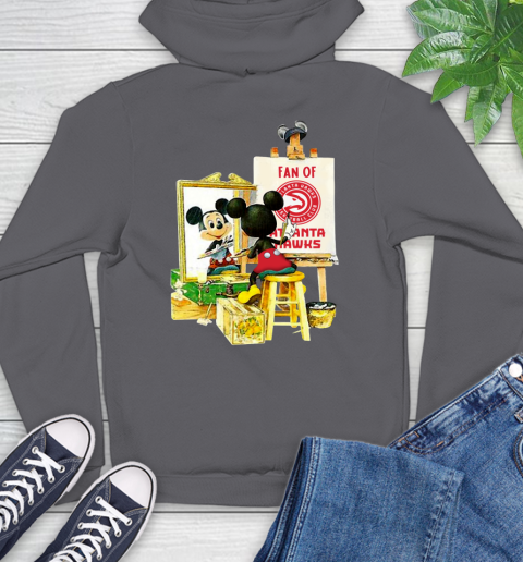 NBA Basketball Atlanta Hawks Mickey Drawing Shirt 20