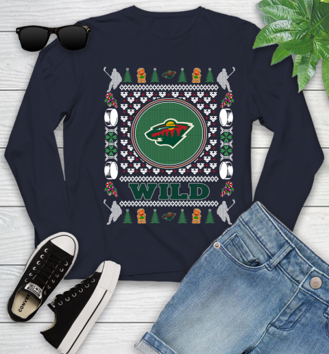 Minnesota Wild Merry Christmas NHL Hockey Loyal Fan Ugly Shirt 125