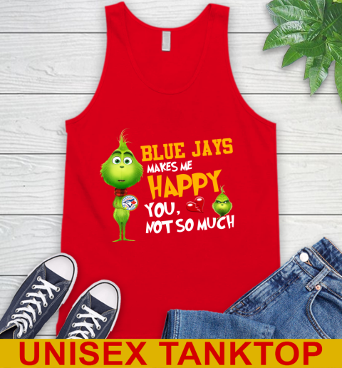 MLB Toronto Blue Jays Makes Me Happy You Not So Much Grinch Baseball Sports Tank Top 6 MLB Toronto Blue Jays Makes Me Happy You Not So Much Grinch Baseball Sports Tank Top - Image 6
