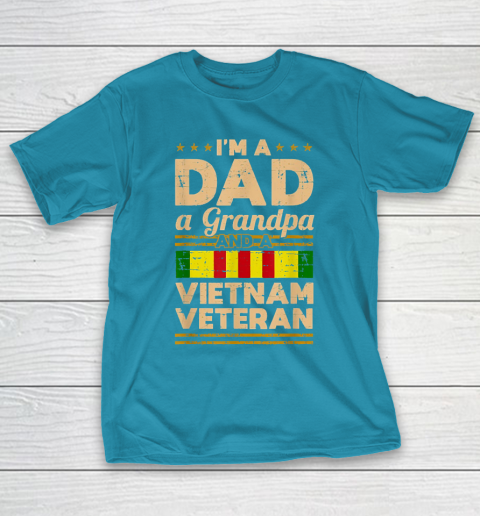 Grandpa Funny Gift Apparel  Dad Grandpa Vietnam Veteran Vintage Men's Gift T-Shirt 17