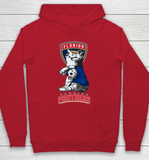NHL My Cat Loves Florida Panthers Hockey Hoodie 7