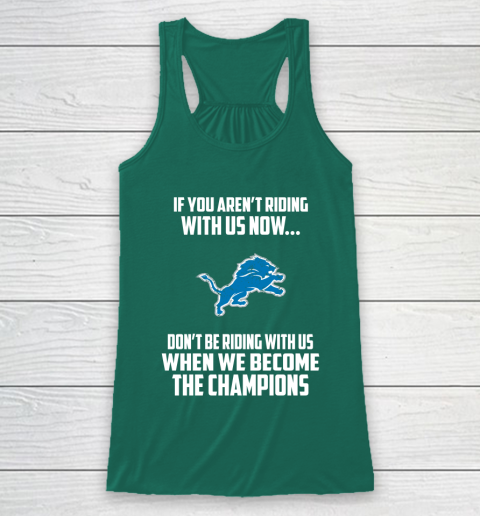NFL Detroit Lions Football We Become The Champions Racerback Tank 5