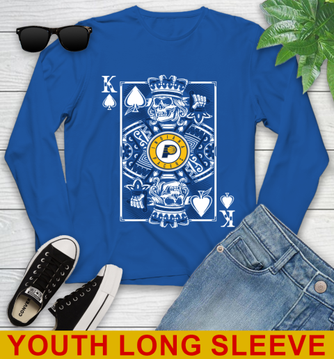 Indiana Pacers NBA Basketball The King Of Spades Death Cards Shirt Youth Long Sleeve 10