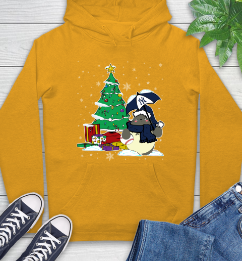 New York Yankees MLB Baseball Cute Tonari No Totoro Christmas Sports Hoodie 2