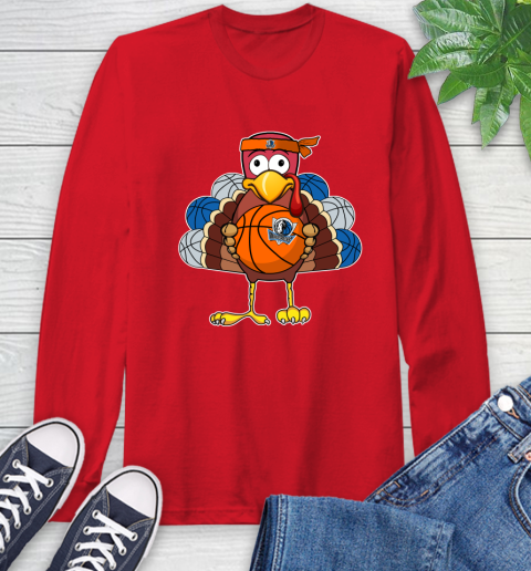 Dallas Mavericks Turkey thanksgiving day Long Sleeve T-Shirt 10