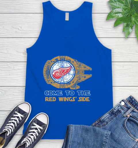 NHL Come To The Detroit Red Wings Wars Hockey Sports Tank Top 4