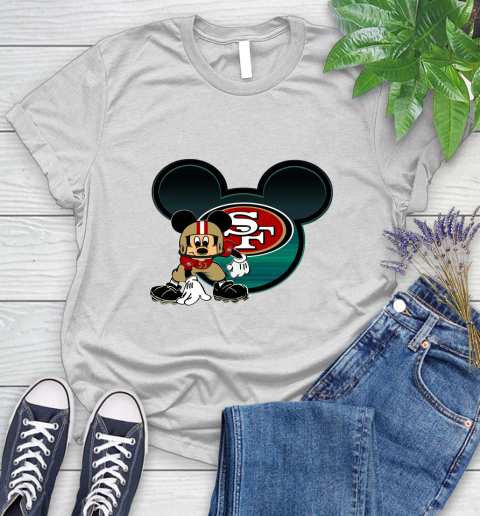 NFL San Francisco 49ers Mickey Mouse Disney Football T Shirt Women's T-Shirt