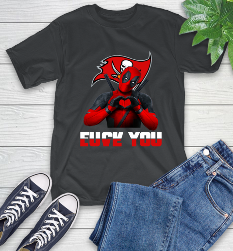 NHL Tampa Bay Buccaneers Deadpool Love You Fuck You Football Sports T-Shirt