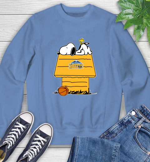 Denver Nuggets NBA Basketball Snoopy Woodstock The Peanuts Movie Sweatshirt 11