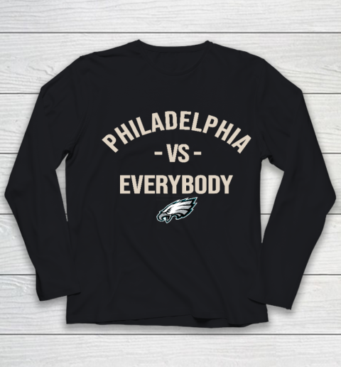 Philadelphia Eagles Vs Everybody Youth Long Sleeve
