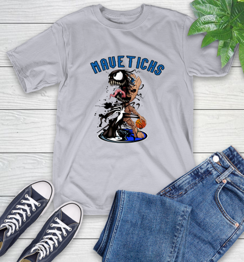 NBA Dallas Mavericks Basketball Venom Groot Guardians Of The Galaxy T-Shirt 6