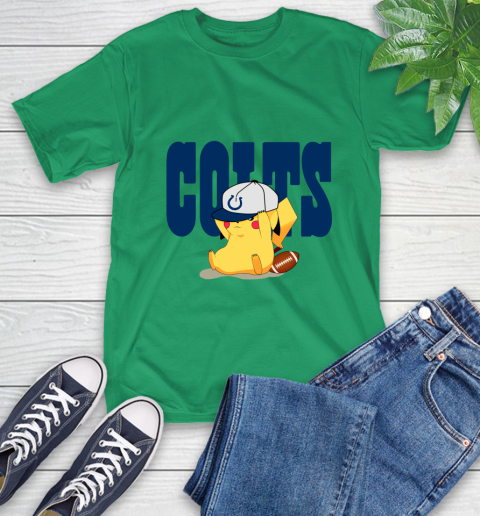 NFL Pikachu Football Sports Indianapolis Colts T-Shirt 7