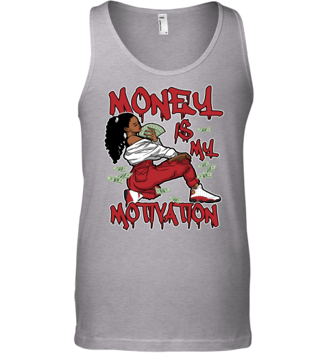 Jordan 13 Chicago Matching Sneaker Tshirt For Woman For Girl Money Is My Motivation Hipster Hip Hop Red White Jordan Shirt