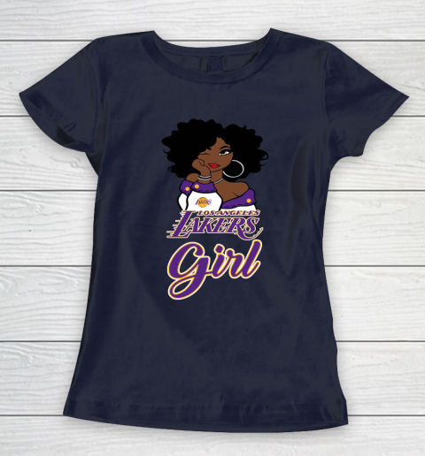 Los Angeles Lakers Girl NBA Women's T-Shirt 4