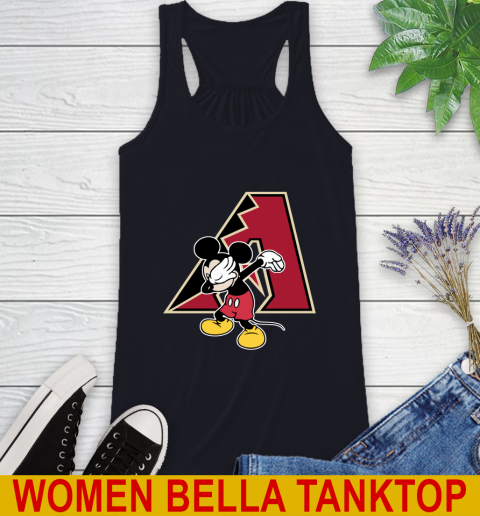Arizona Diamondbacks MLB Baseball Dabbing Mickey Disney Sports Racerback Tank 10