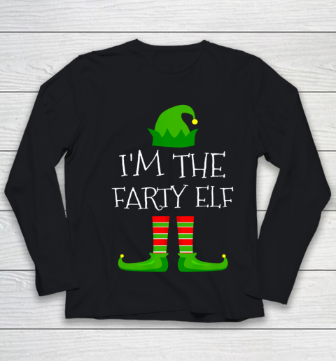 I m The Farty Elf Family Matching Christmas Pajama Gifts Youth Long Sleeve