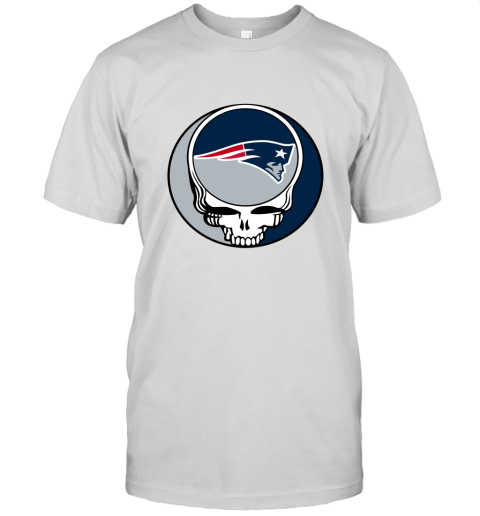 NFL Team New England Patriots x Grateful Dead Logo Band Shirts Unisex Jersey Tee