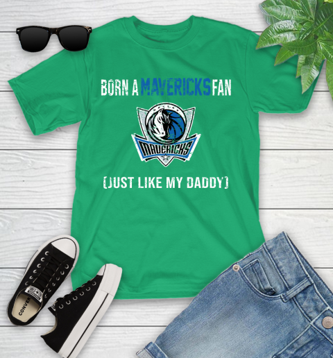 NBA Dallas Mavericks Loyal Fan Just Like My Daddy Basketball Shirt Youth T-Shirt 7