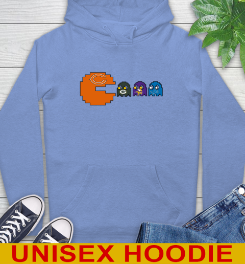 Chicago Bears NFL Football Pac Man Champion Hoodie 11