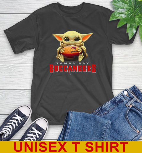 NFL Football Tampa Bay Buccaneers Baby Yoda Star Wars Shirt T-Shirt 2