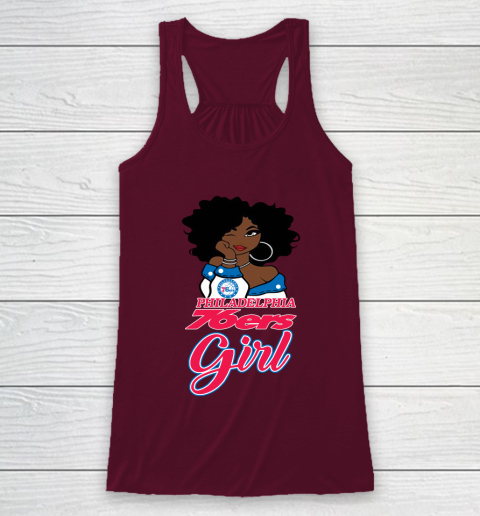 Philadelphia 76ers Girl NBA Racerback Tank 3