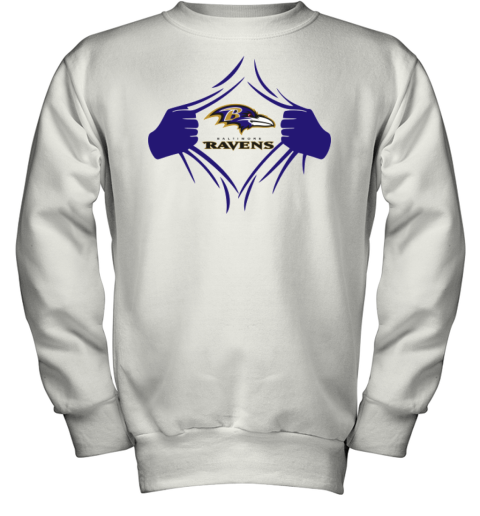 Baltimore Ravens Superman Youth Sweatshirt
