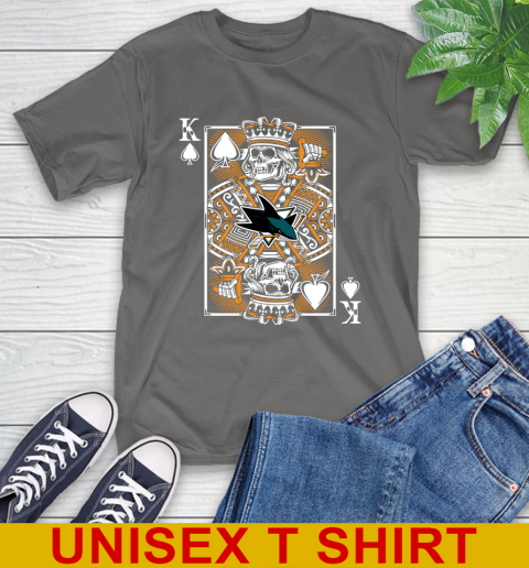 San Jose Sharks NHL Hockey The King Of Spades Death Cards Shirt T-Shirt 10