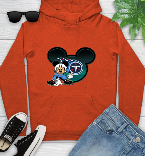 NFL Tennessee Titans Mickey Mouse Disney Football T Shirt Youth Hoodie 5