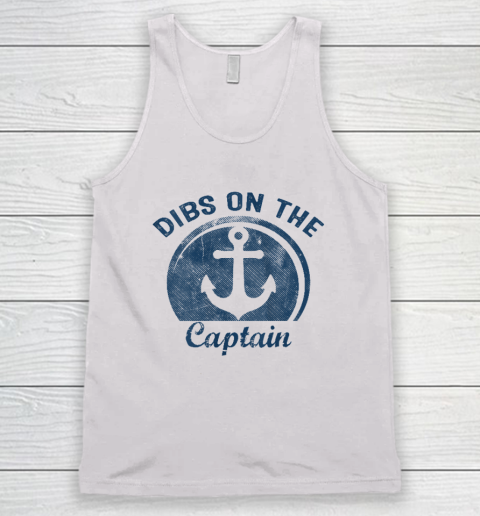 Dibs On The Captain Funny Boating Captain Wife Tank Top