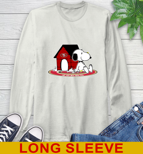 NFL Football San Francisco 49ers Snoopy The Peanuts Movie Shirt Long Sleeve T-Shirt 12