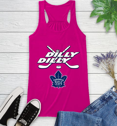 NHL Toronto Maple Leafs Dilly Dilly Hockey Sports Racerback Tank 8