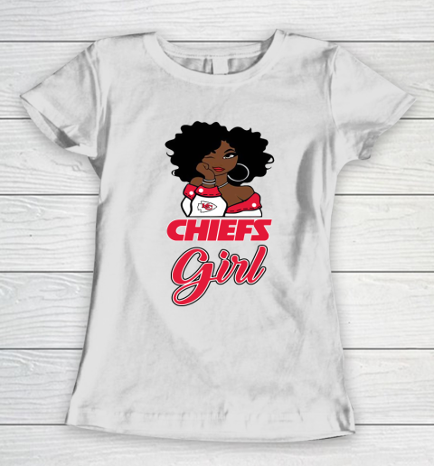 Kansas City Chiefs Girl NFL Women s T Shirt Tee For Sports