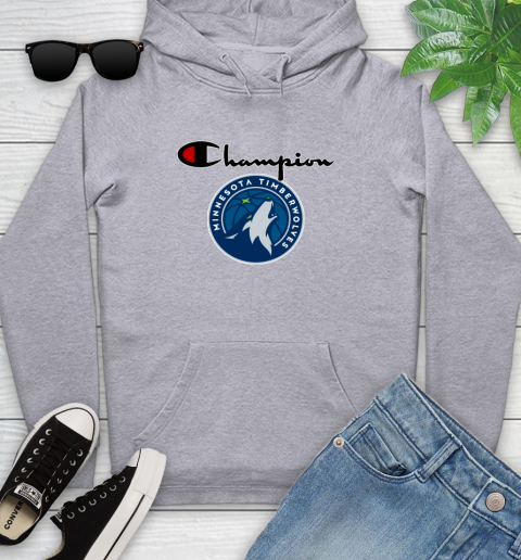NBA Basketball Minnesota Timberwolves Champion Shirt Youth Hoodie 4