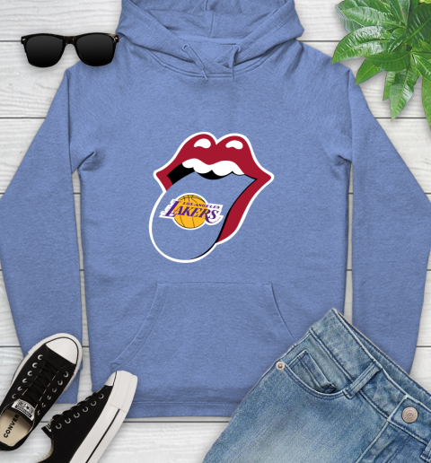 Los Angeles Lakers NBA Basketball Lips I Root For My Team Adoring Fan 148