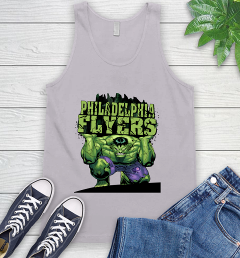 Philadelphia Flyers NHL Hockey Incredible Hulk Marvel Avengers Sports Tank Top - Image 5