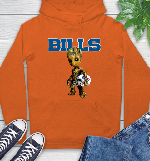 Buffalo Bills NFL Football Groot Marvel Guardians Of The Galaxy Hoodie 5