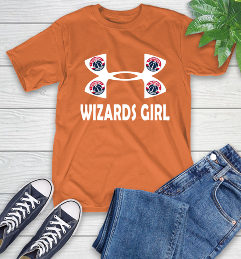 NBA Washington Wizards Girl Under Armour Basketball Sports T-Shirt 4