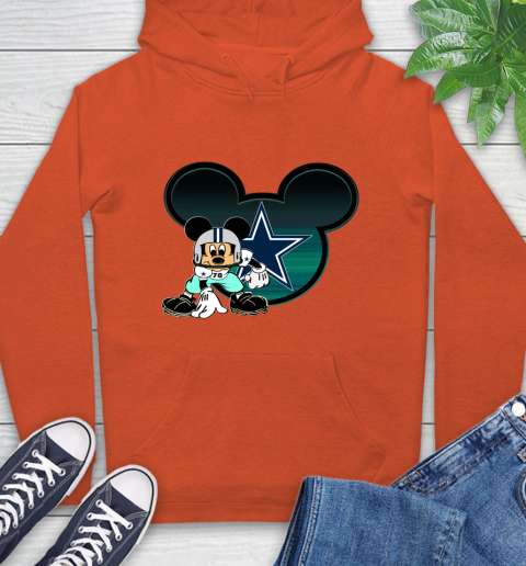 NFL Dallas Cowboys Mickey Mouse Disney Football T Shirt Hoodie 5