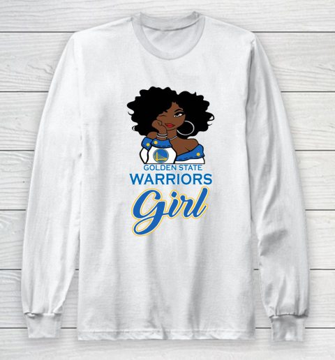 Golden State Warriors Girl NBA Long Sleeve T-Shirt 2