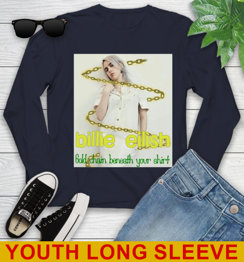 Billie Eilish Gold Chain Beneath Your Shirt 124