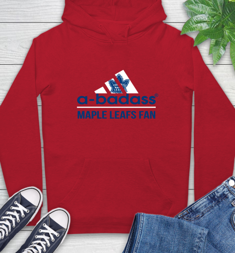 NHL A Badass Toronto Maple Leafs Fan Adidas Hockey Sports Hoodie Tee For Sports