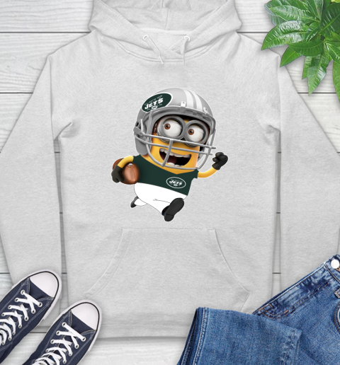 NFL New York Jets Minions Disney Football Sports Hoodie